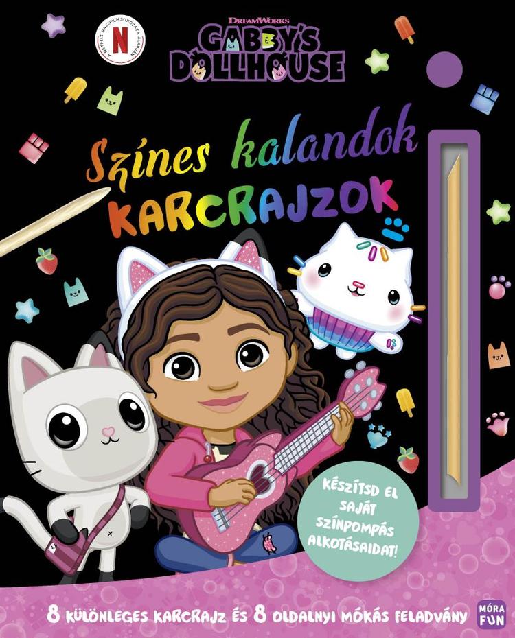 Gabi babaháza - Színes kalandok - Karcrajzok - 8 különleges karcrajz és 8 oldalnyi mókás feladvány