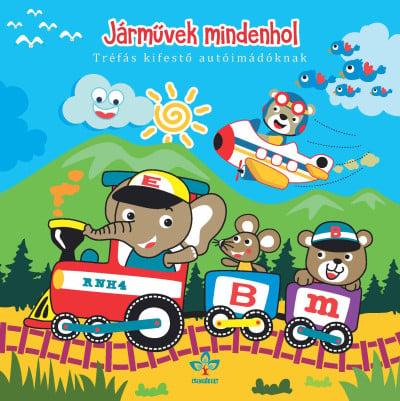 Járművek mindenhol – Tréfás kifestő autóimádóknak