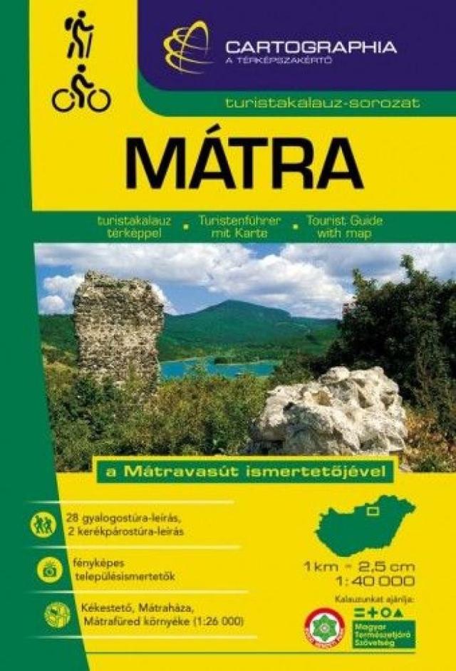 Mátra turistakalauz 1:40.000