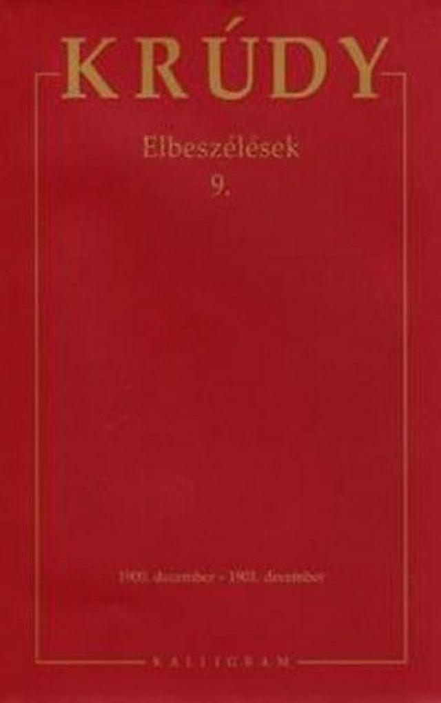Krúdy Gyula Összegyűjtött Művei 26. (Elbeszélések 9.)