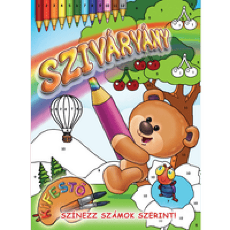 Szivárvány - színezz számok szerint