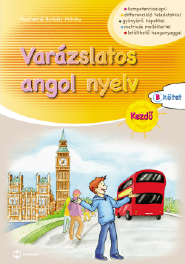 Varázslatos angol nyelv – Kezdő – B kötet