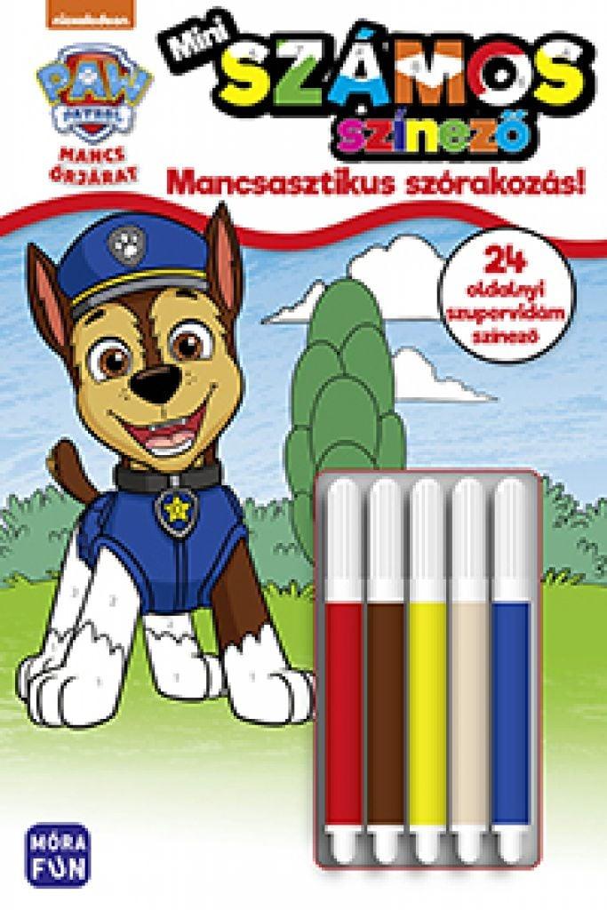Mancs őrjárat - Mini számos színező - Mancsasztikus szórakozás!