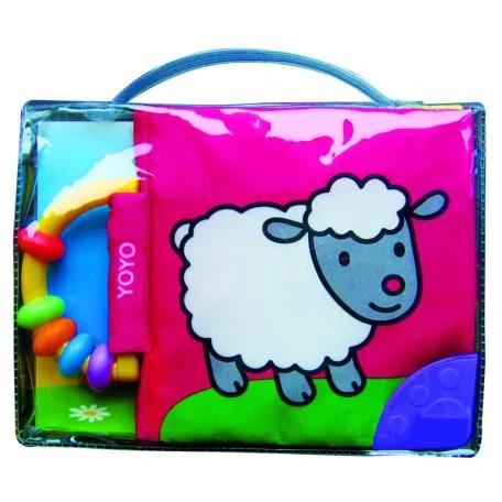 Textil könyv játékkal - Bárány