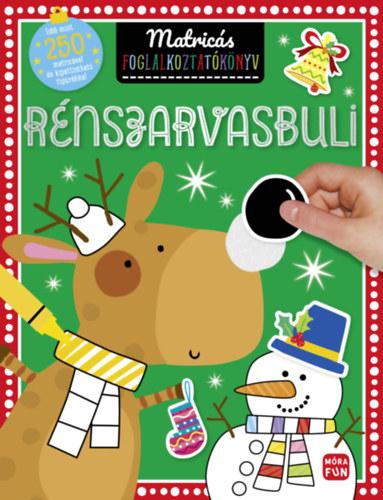 Rénszarvasbuli - Matricás foglalkoztatókönyv