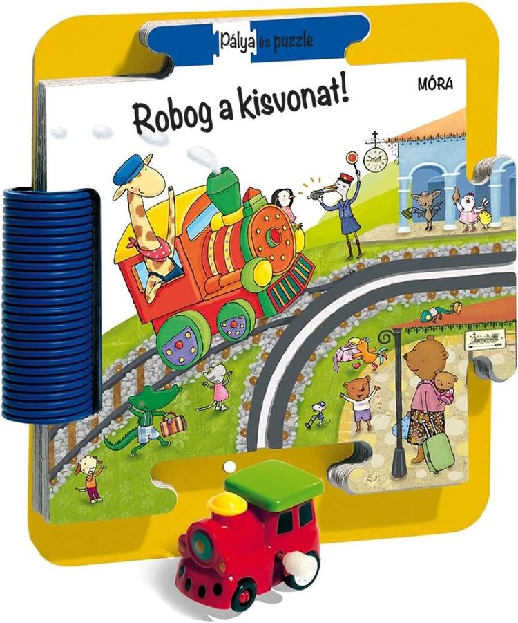 Puzzle és pálya - Robogj, kisvonat